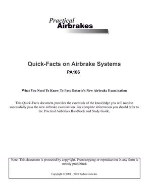 Practical Airbrakes – Quick-Facts on Airbrake Systems (25-Pack)