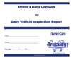 Driver’s Daily Log Book & Daily Vehicle Inspection Report - Medium (LOG-DVIR)